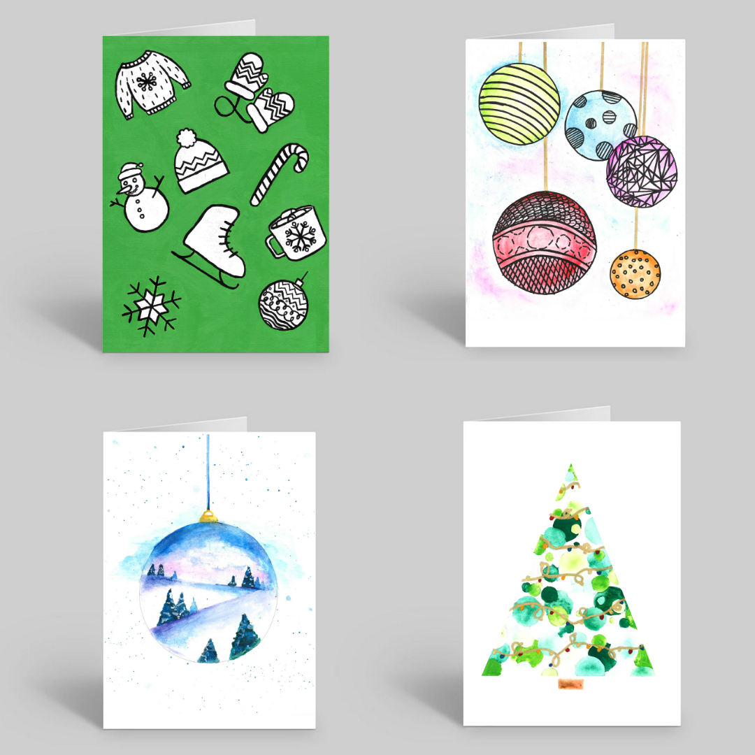 Greeting Cards - Holiday Cards 4-Pack