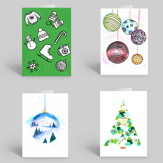 Greeting Cards - Holiday Cards 4-Pack