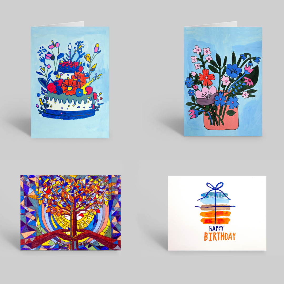 Greeting Cards - Milestone Cards 4-Pack