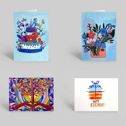 Greeting Cards - Milestone Cards 4-Pack