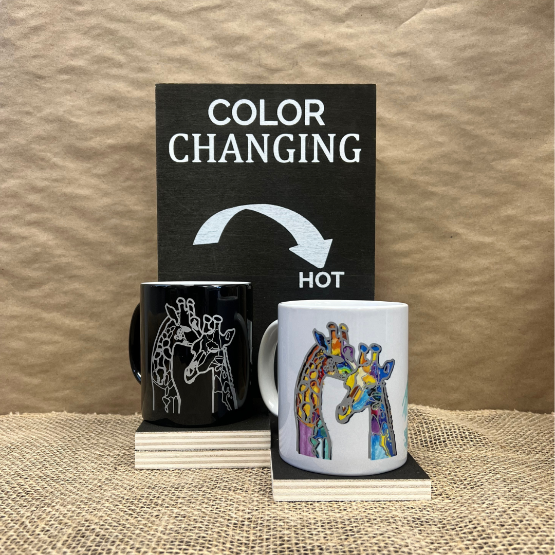 &#39;Make Your Life Colorful&#39; Colour-Changing Mug