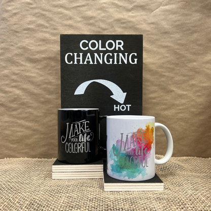 'Make Your Life Colorful' Colour-Changing Mug