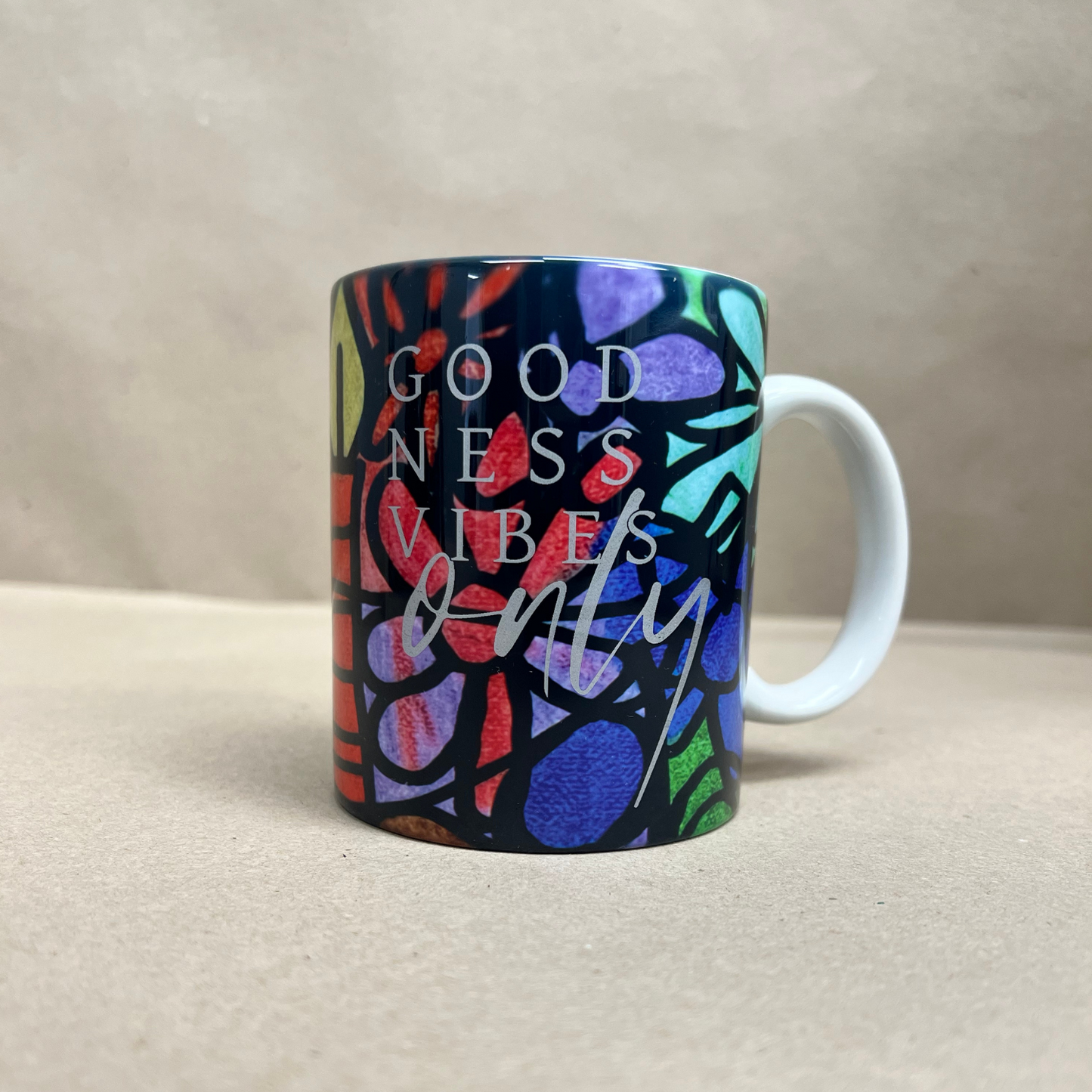 'Goodness Vibes Only' Colour-Changing Mug