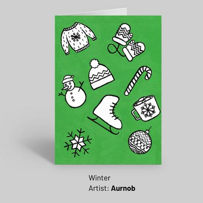 Greeting Cards 2025 - Holiday Cards 4-Pack