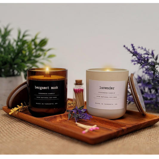 Bergamot & Lavender Candle Set